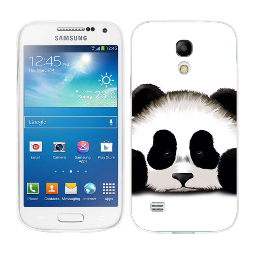 Husa Galaxy S4 Mini i9190 i9195 Silicon Gel Tpu Model Panda Trist - HuseColorate.ro