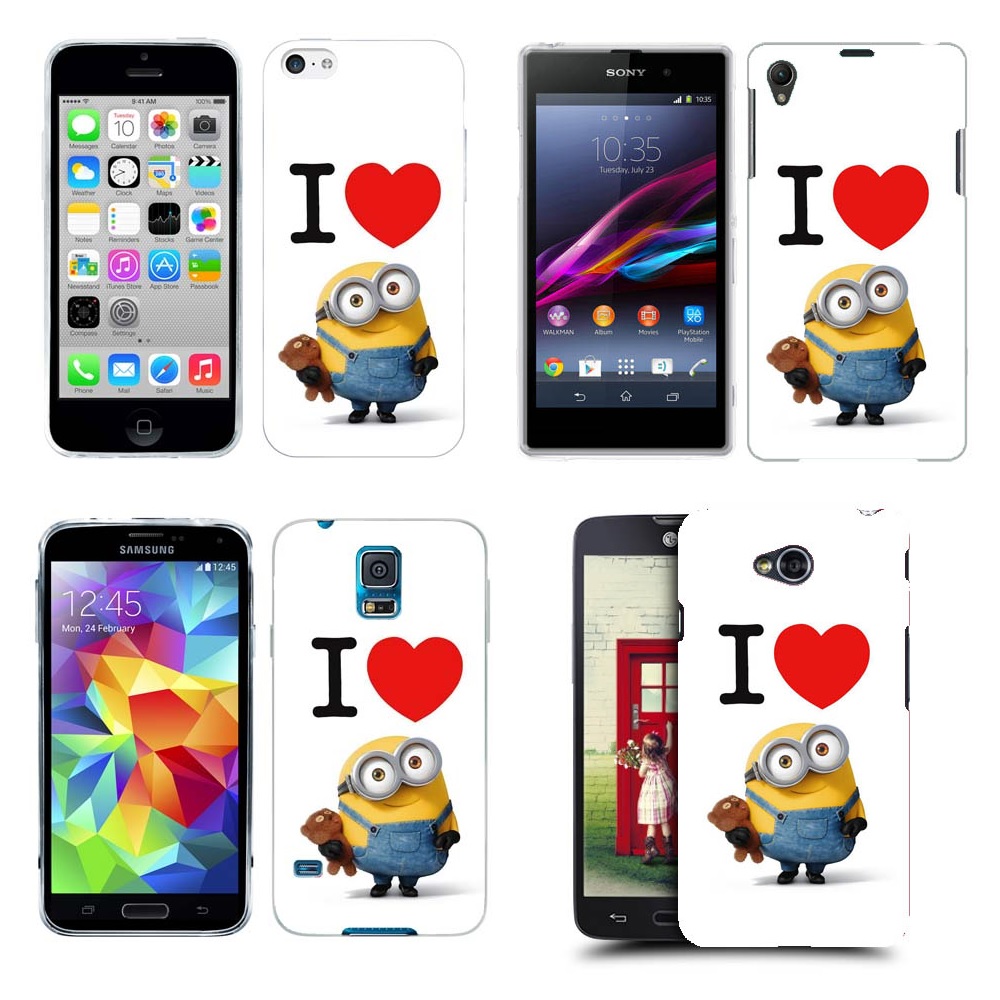 Huawei G8 Silicon Model Love Minions - HuseColorate.ro