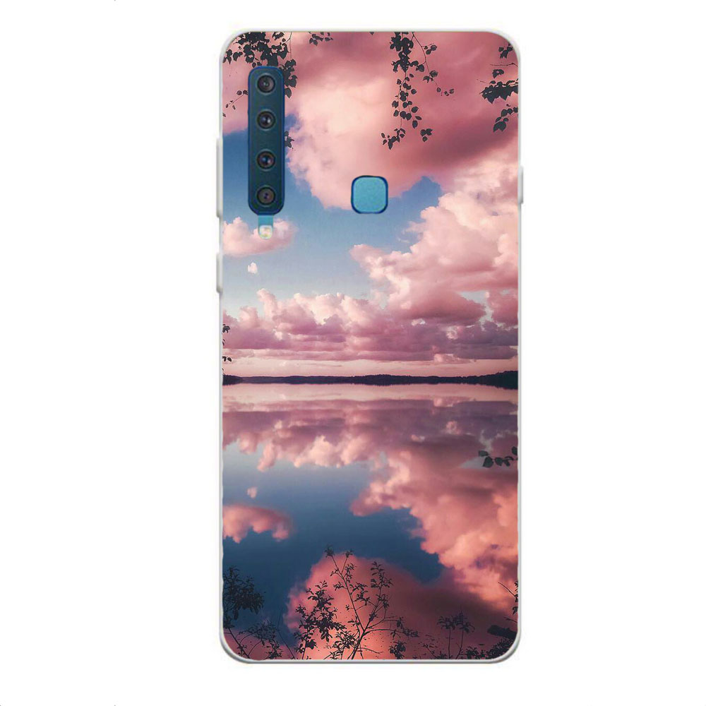 ethnic Missing Inaccurate Husa Samsung Galaxy A9 2018 Silicon Gel Tpu Model Pink Clouds -  HuseColorate.ro