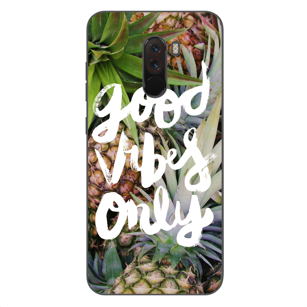 check The beach highlight Husa Xiaomi Pocophone F1 Silicon Gel Tpu Model Good Vibes Only -  HuseColorate.ro