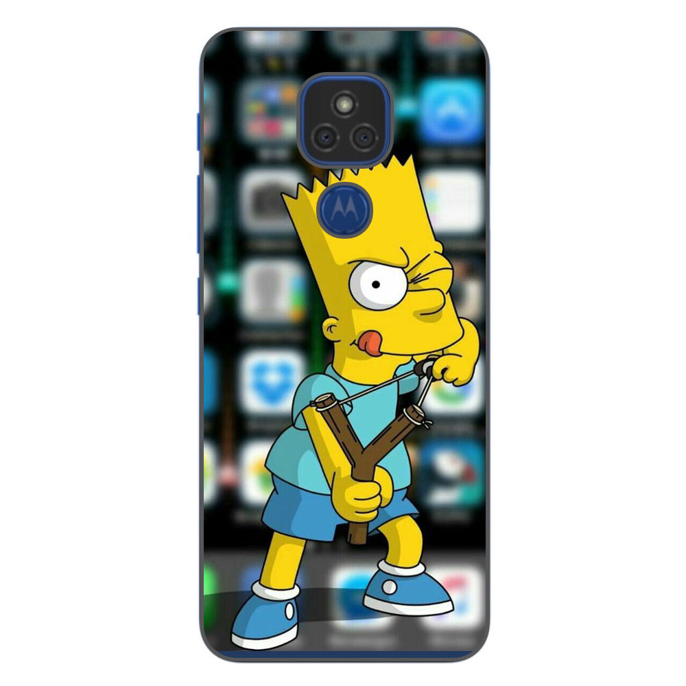 val catastrofic Hong Kong  Husa Motorola Moto G9 Play Silicon Gel Tpu Model Simpsons - HuseColorate.ro