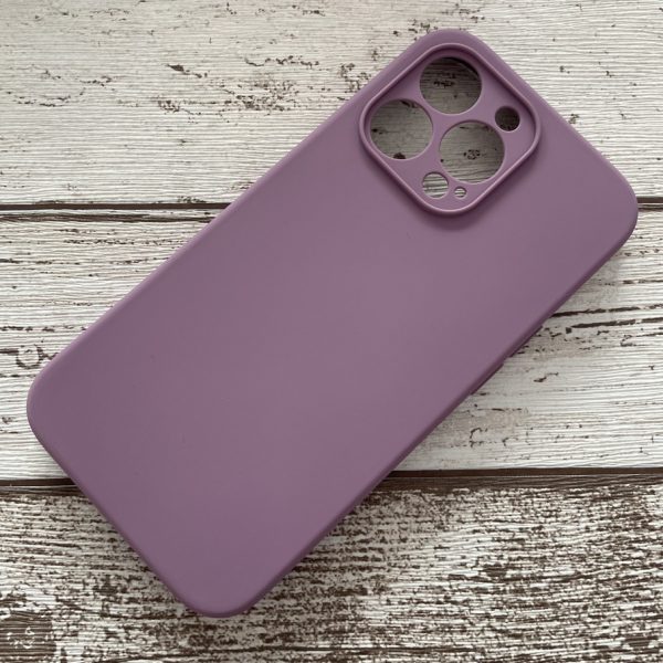 Husa iPhone 13 Pro Silicon Soft Interior Liquid Silicone Vennus Lilac